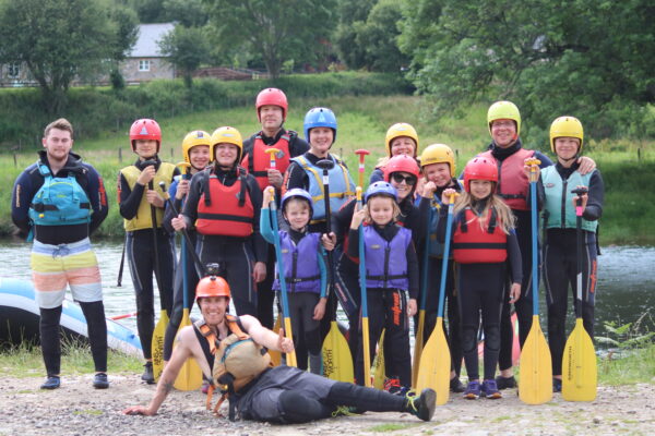 white water rafting river spey scotland group