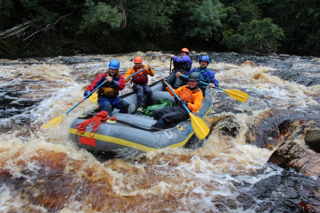 Raft guide training course