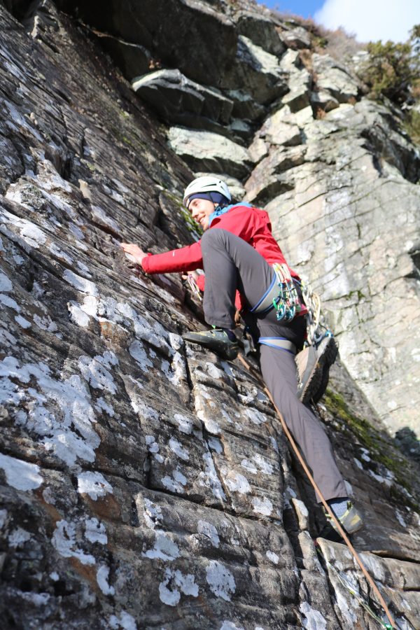 lead climbing in scotland