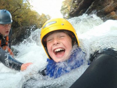 gorge scrambling in aviemore & scotland